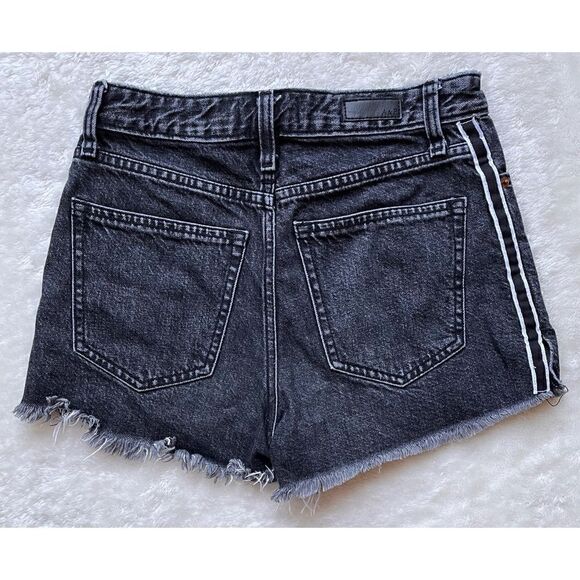Abercrombie & Fitch Annie High Rise Shorts with Black & White Racer Stripes, 24 - Picture 12 of 16